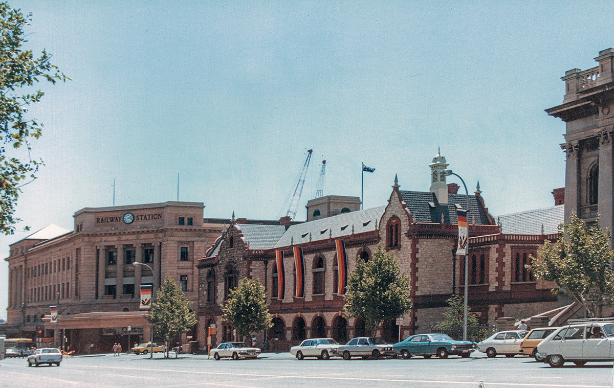 Train station, casino, Adelaide, SA