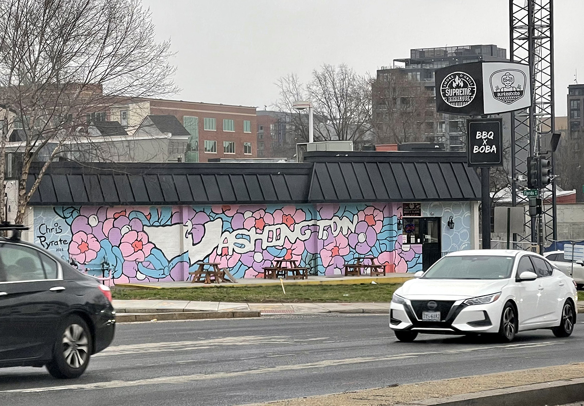 Cherry-blossom restaurant