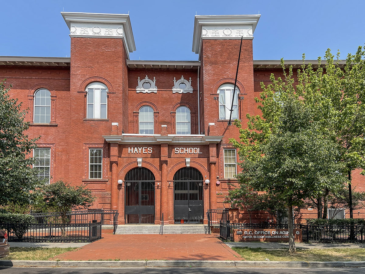 Previously a school, now a senior center