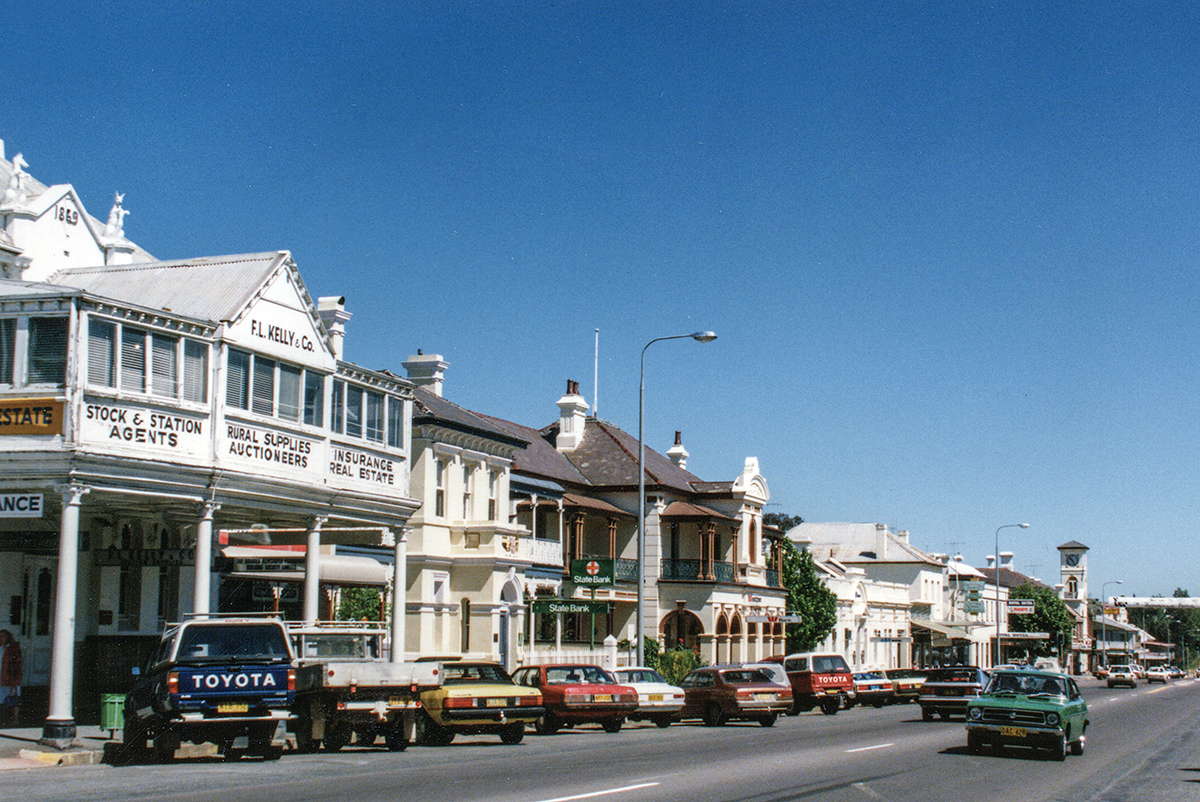 Main street in Yass, NSW