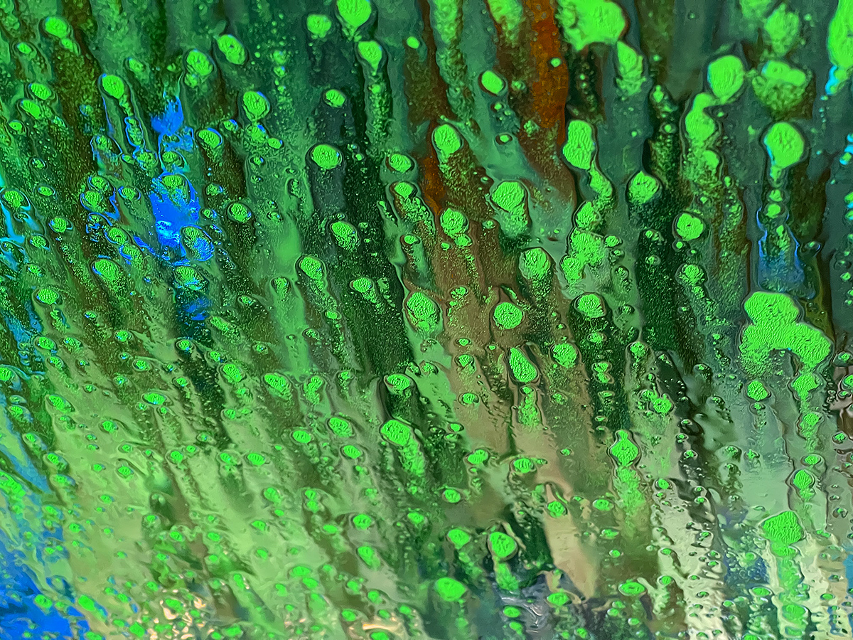 A more sedate car wash abstract