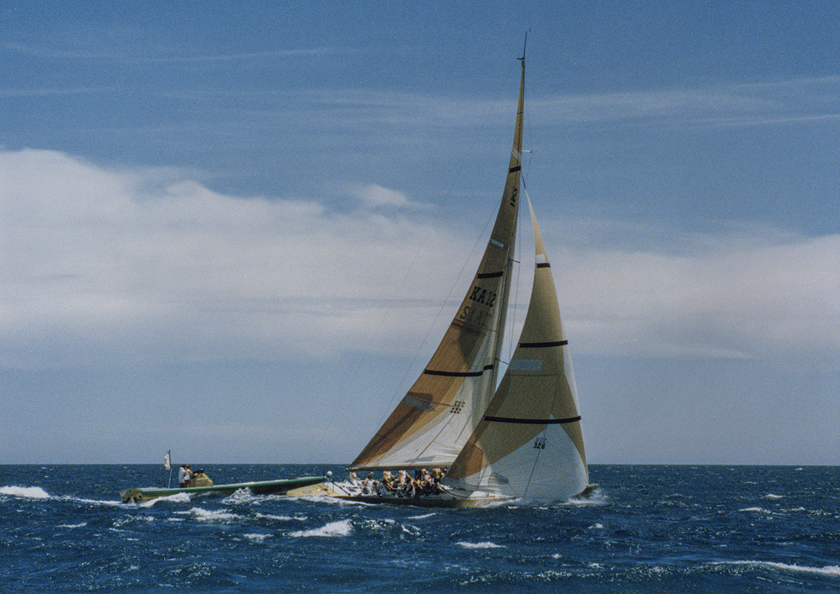 In the race