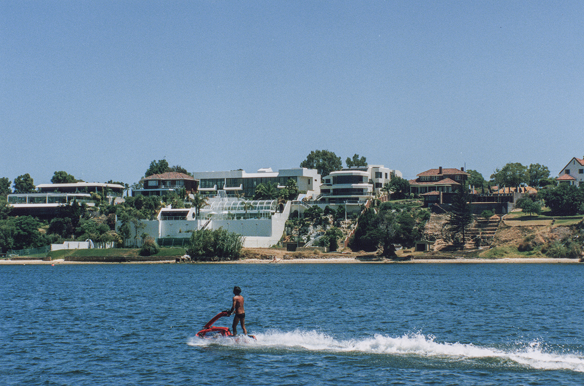 On the Swan River towards Freemantle