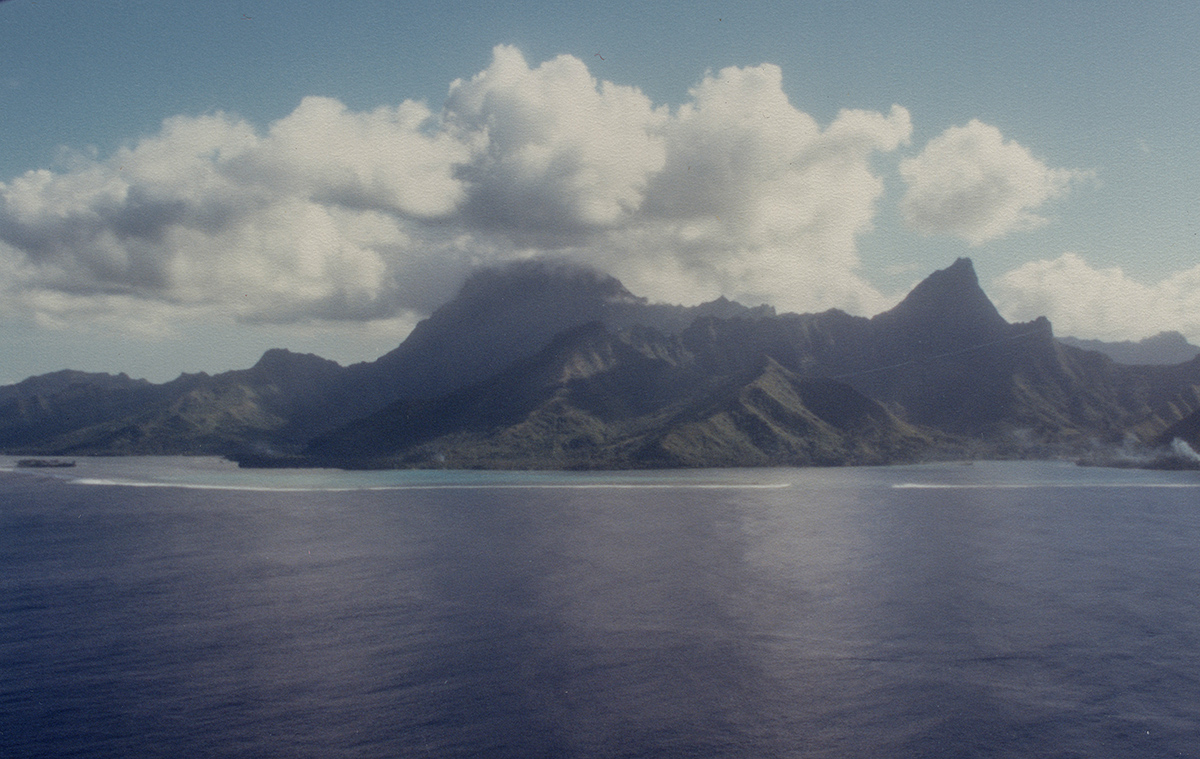 Moorea from the air