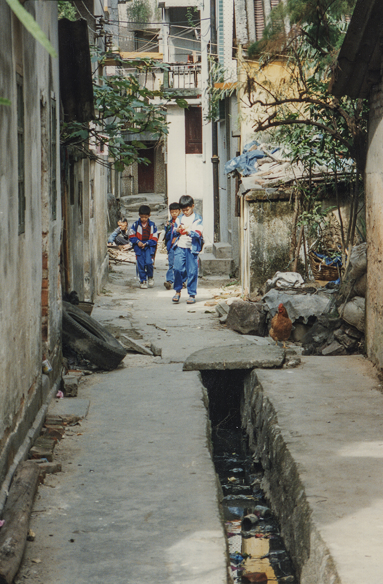 Neighborhood life, Panyu, China