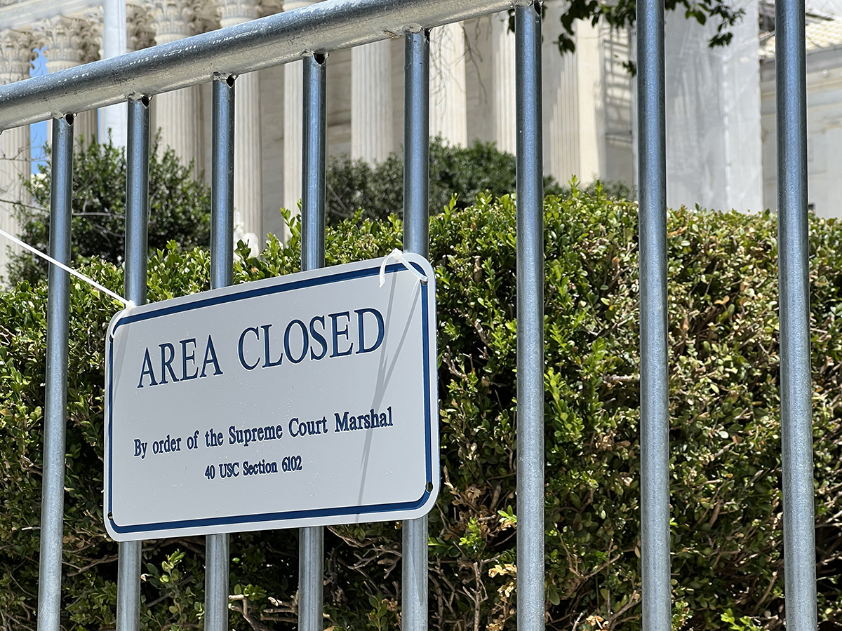 Area closed
