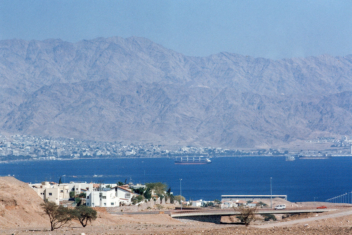Aqaba, Jordan, from Eilat, Israel