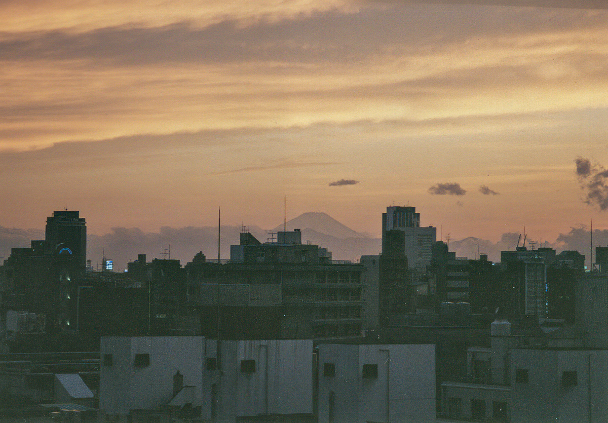 Mt. Fuji from our Tokyo apartment
