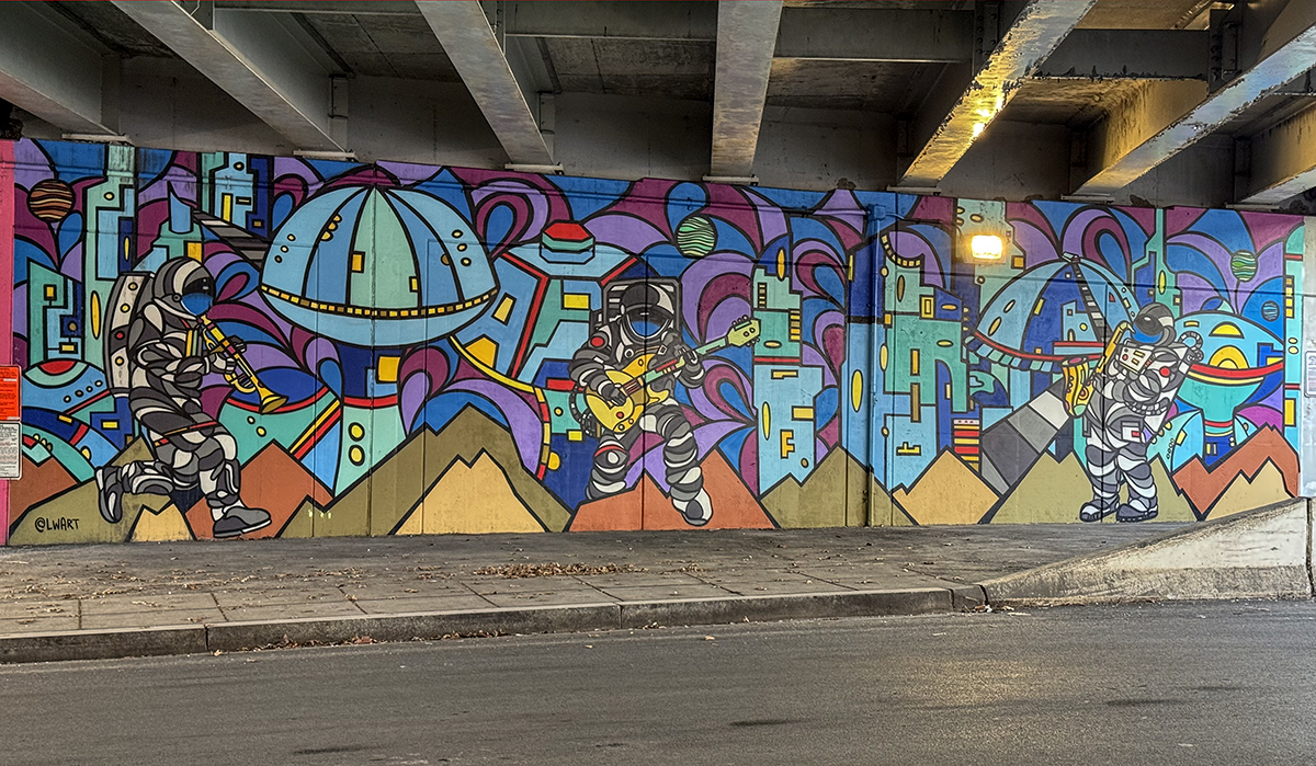 Virginia Avenue SE underpass art #3