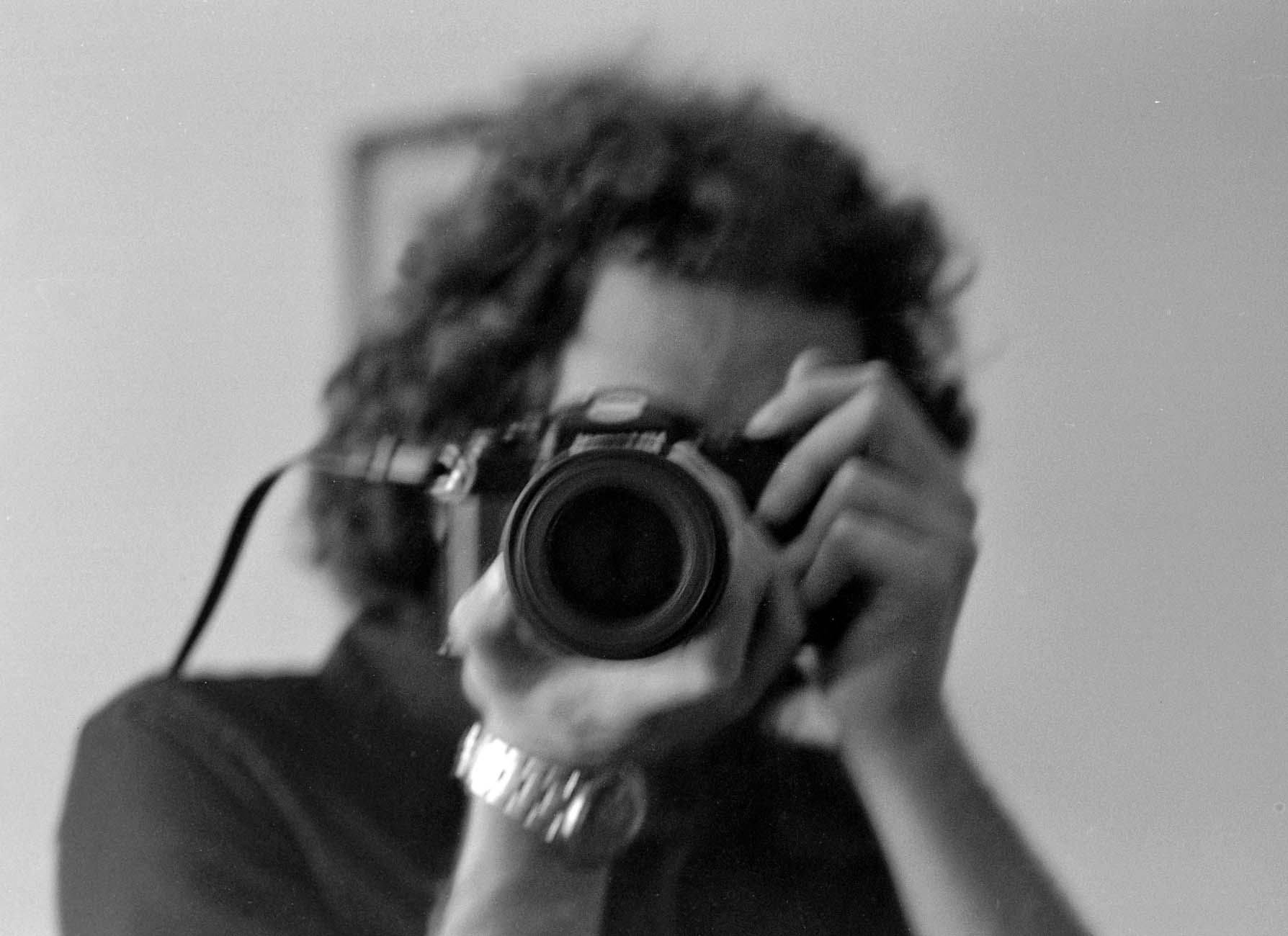 Proudly, with my Nikkormat FT2. 