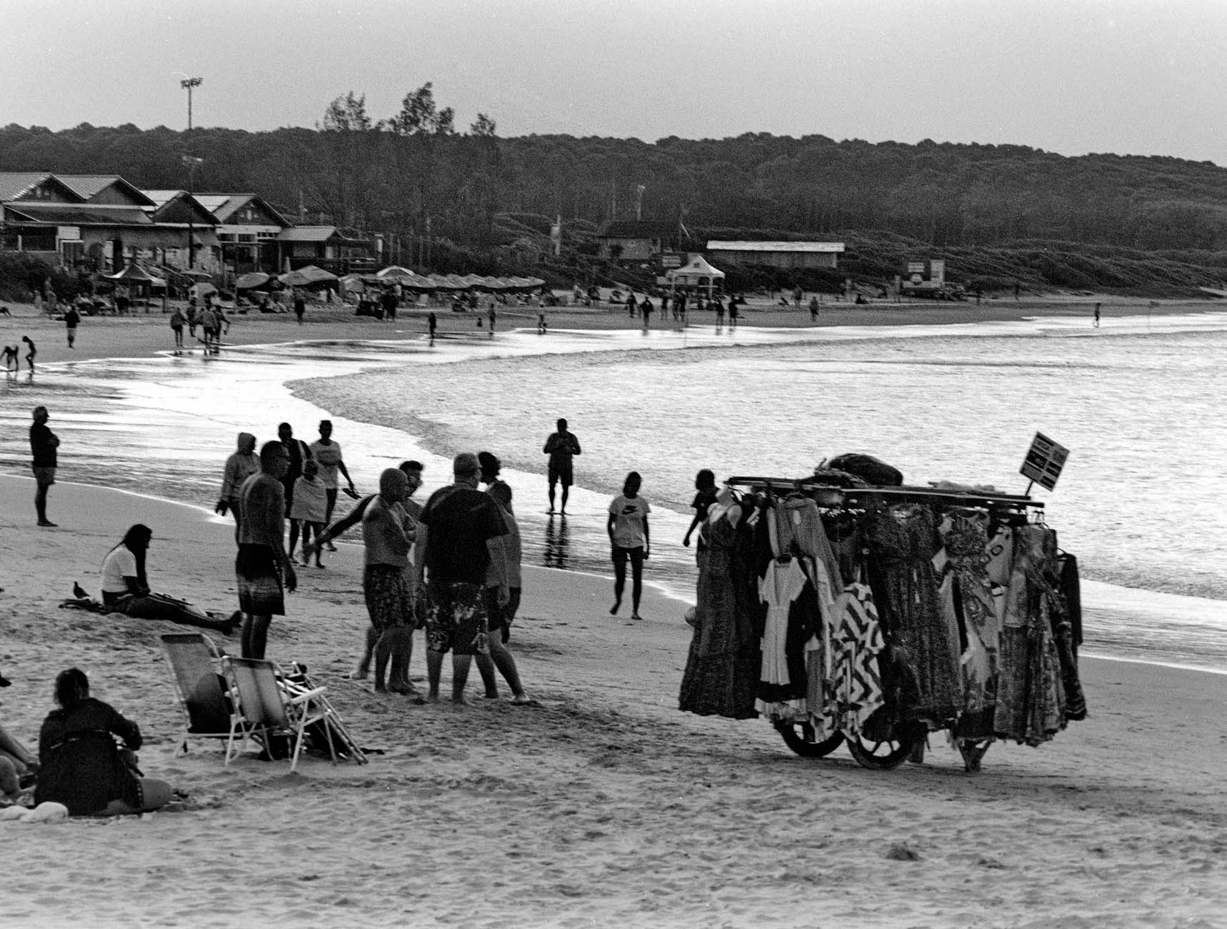 Barra da Lagoa; the beach. 