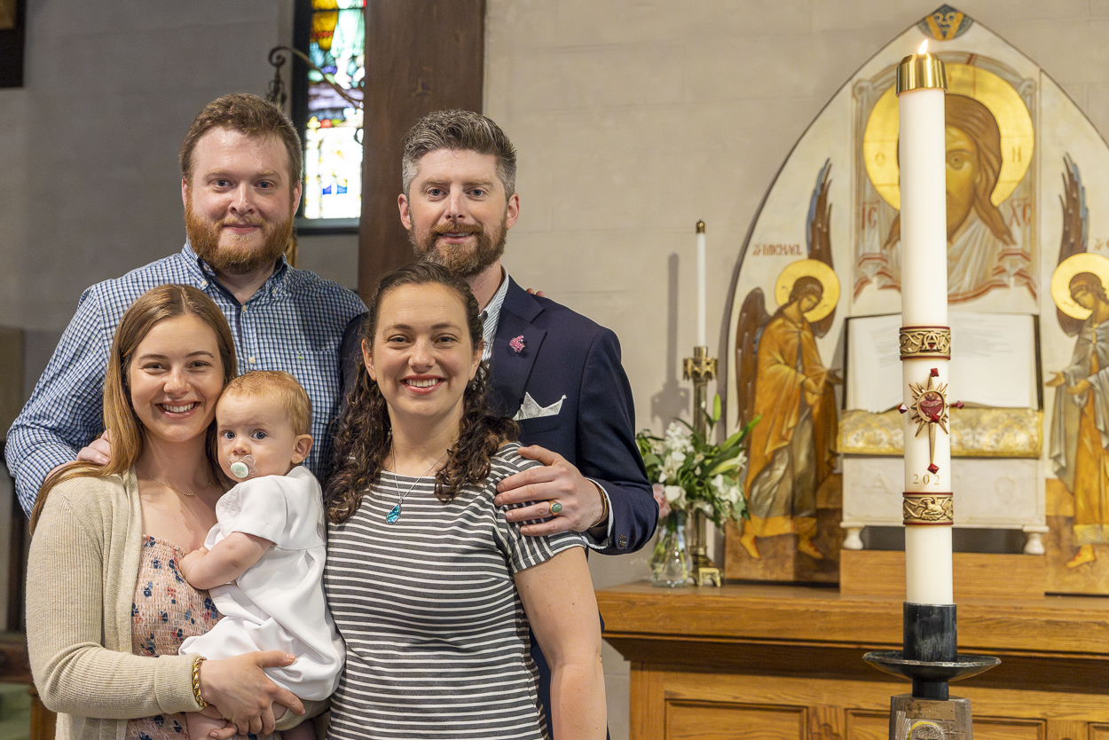 Parents, Godparents and Babe