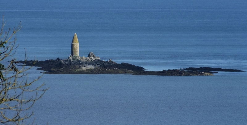 Old Lighthouse from Lligwy chapel