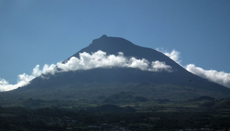 Mount Pico with cloud