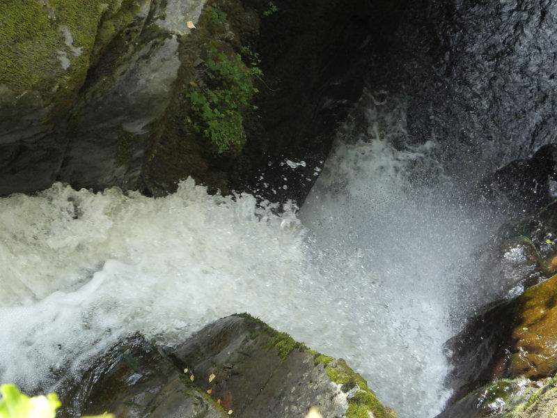 Aira Force waterfall from bridge