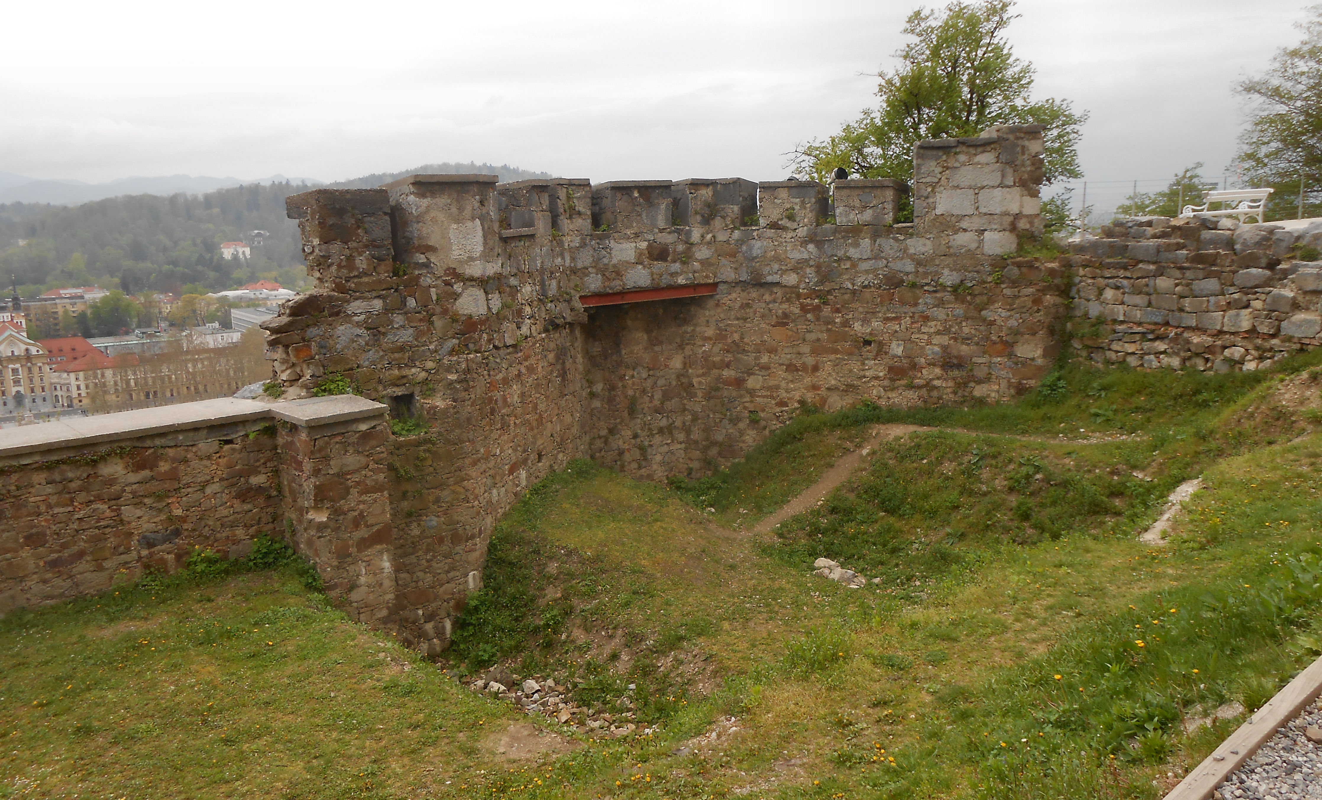 Castle walls