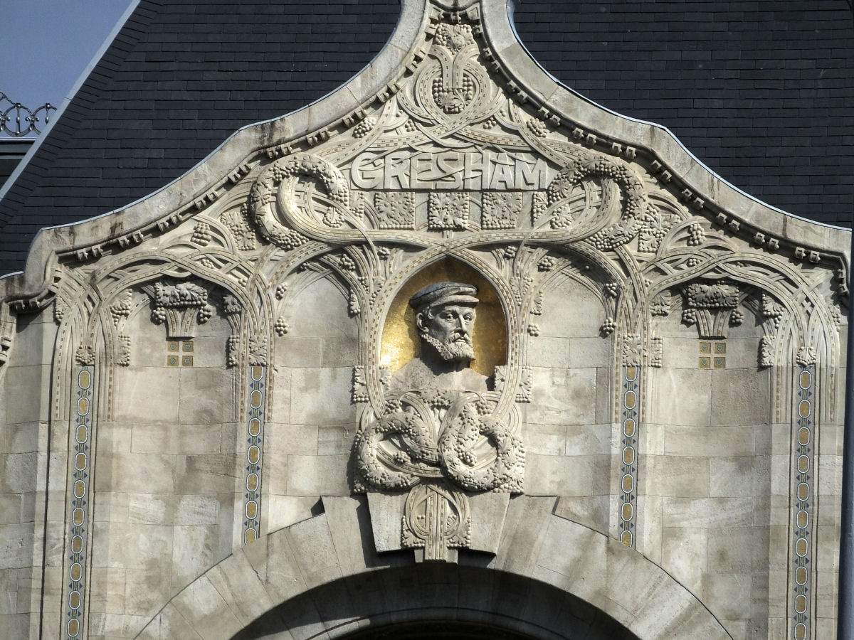 Gresham Palace now Four Seasons hotel near Chain Bridge