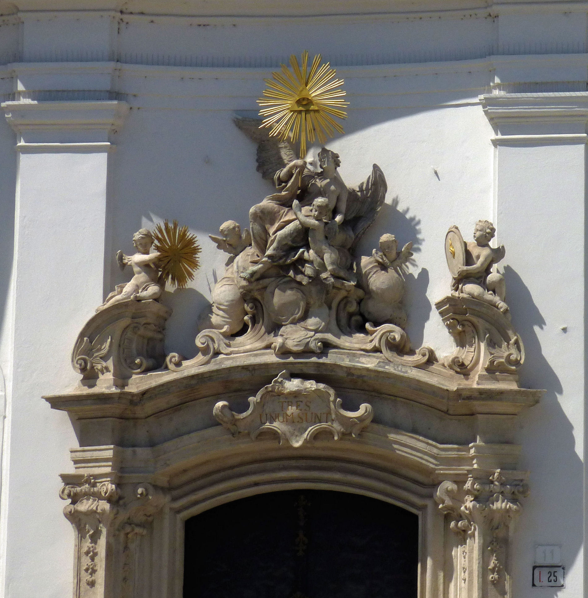 Doorway of Trinitarian Church_ Hurbanova Square_Old Cathedral of Saint John of Matha and Saint Felix of Valois