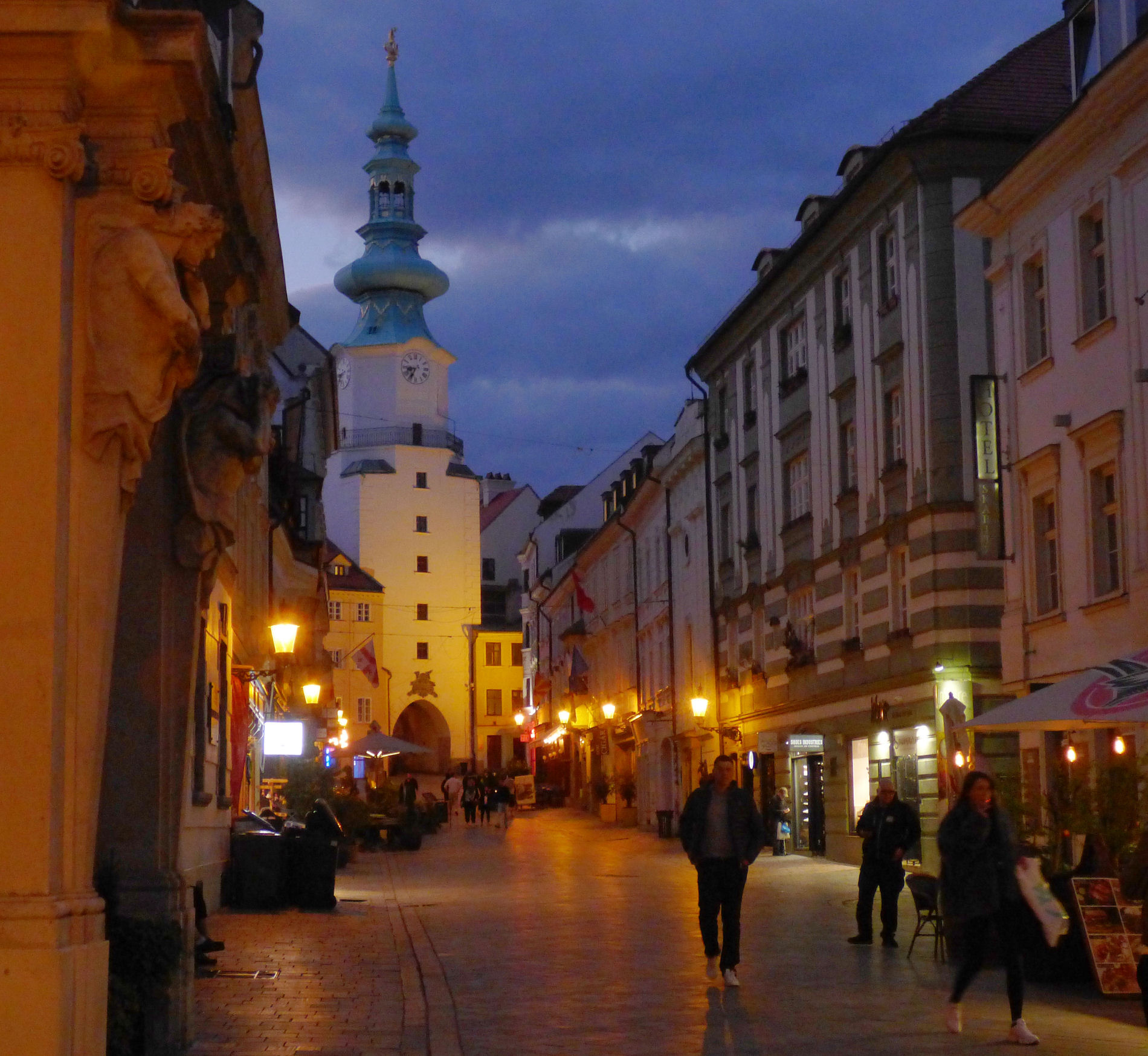 Michaels Gate at twilight