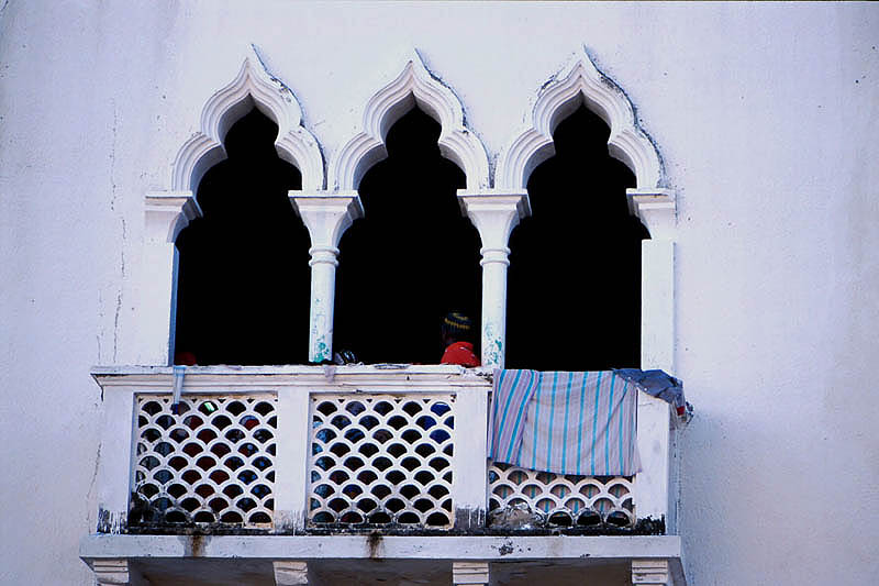 Window arches, Stone Town, Zanzibar