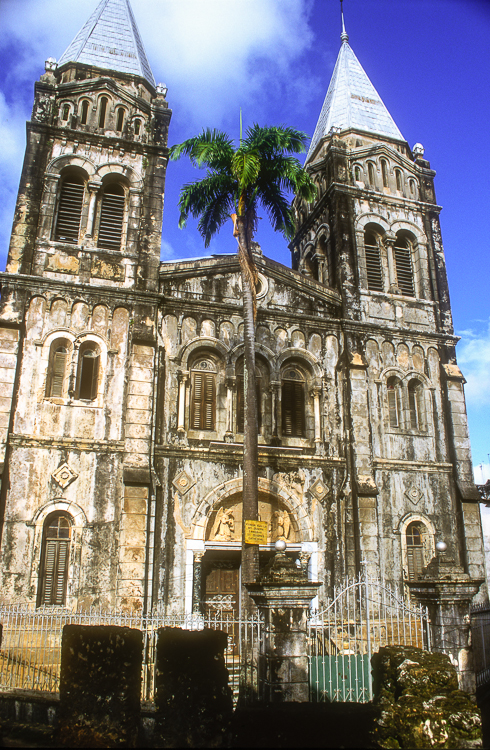 St Josephs Cathedral, built ca. 1870 on the site of a former slave market