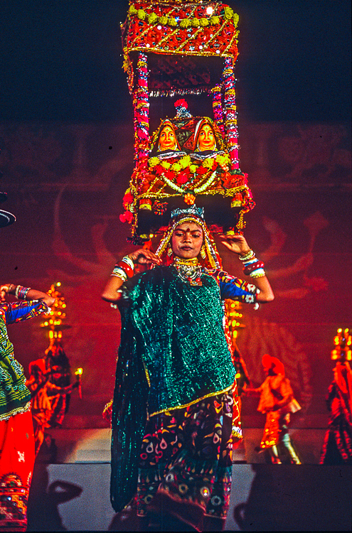 Dance performance at the Navratri festival, Gujarat, 2006