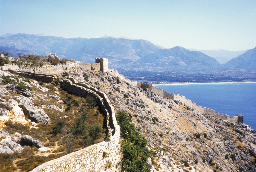 Seljuk citadel at Alanya on the southern coast of Turkey