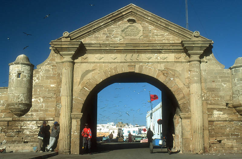 City gate near the port of Essaouira
