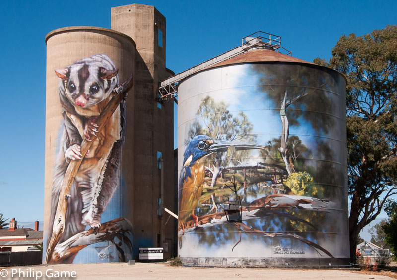 Silo art trails in rural Australia