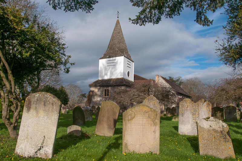 Headstones at St Nicholas Church, Great Bookham