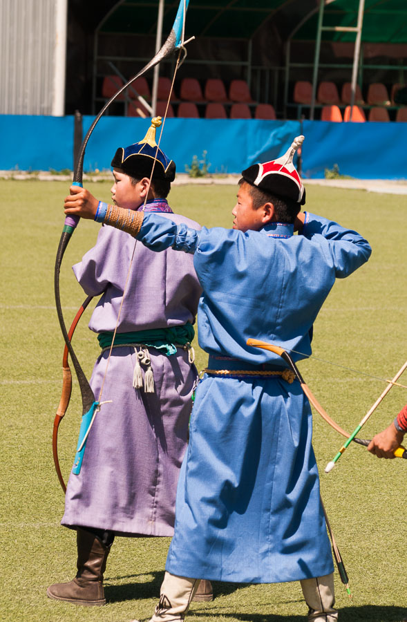 Archery practice, Ulaanbaatar, Mongolia