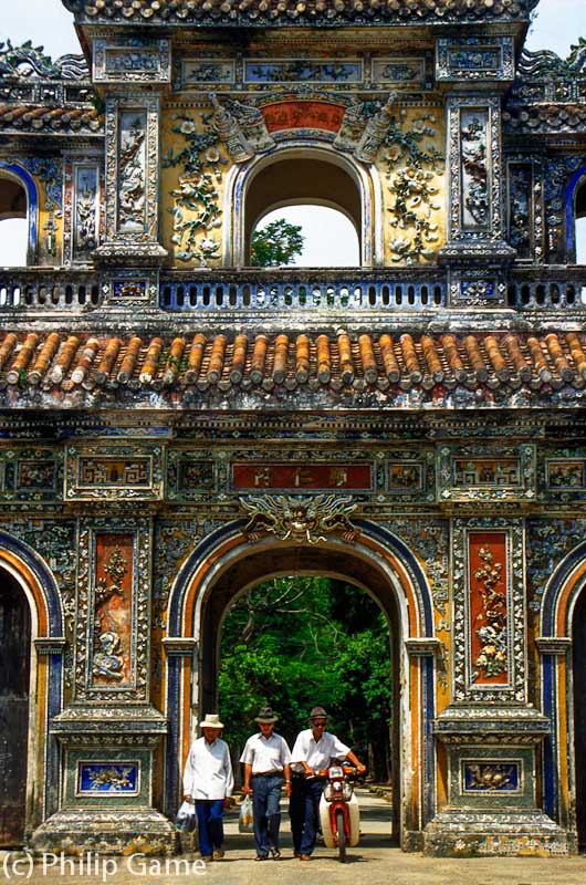 Hien Nhon Gate in the Citadel of Hue, Vietnam