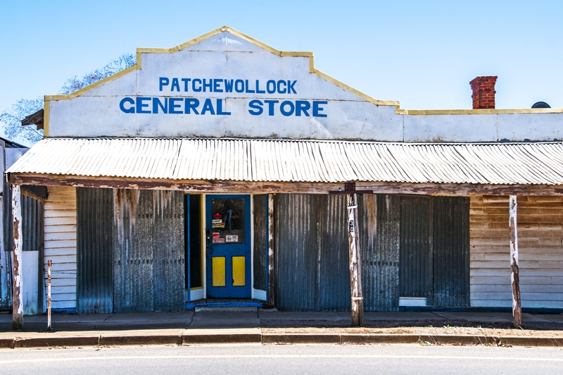 Former general store at Patchewollock in the Mallee country