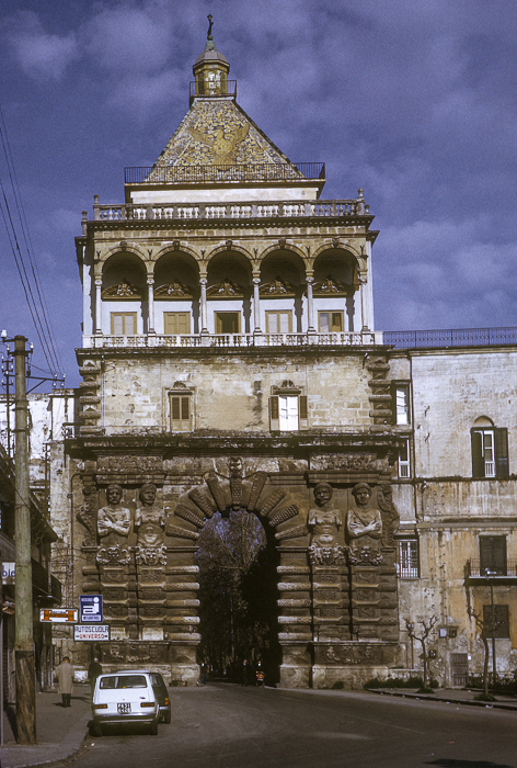Porta Nuova (1535 AD) in Palermo, Sicily