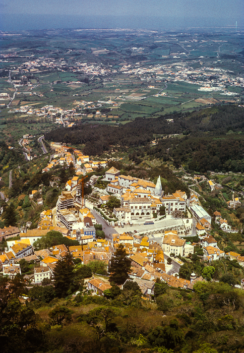 The Palace of Sintra, now a museum, is the best-preserved medieval royal residence in Portugal