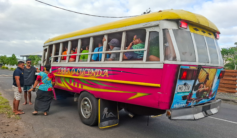Local transportation on Savai'i