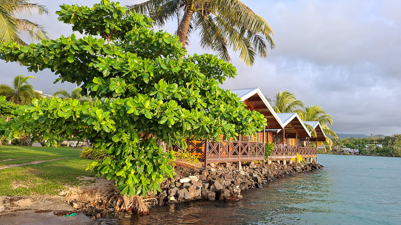 Waterfront at the Jet Over Hotel (!), Salelologa, Savai'i