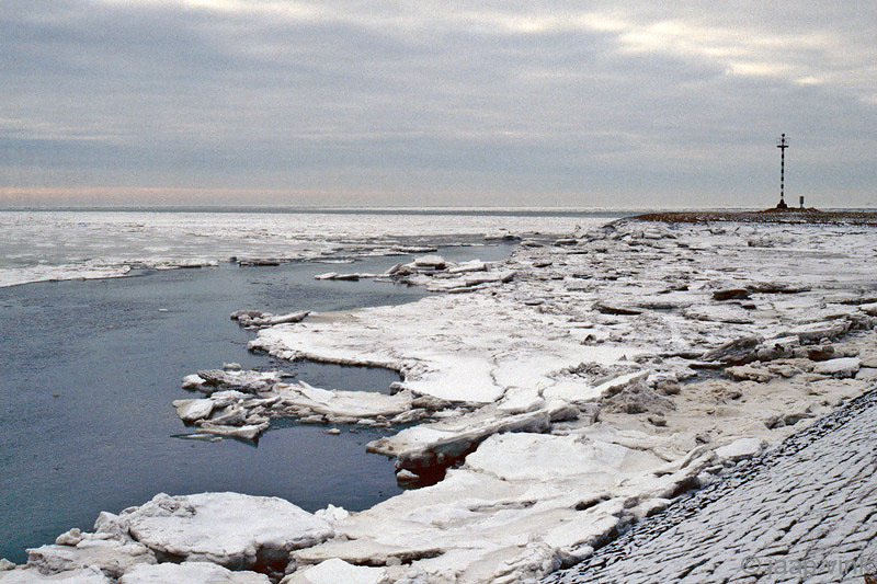 Terschelling - Frozen Wadden Sea - t Lichtje