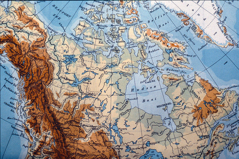 Map Churchill, Hudson Bay - Kaart Churchill, Hudson Bay photo - Jaap