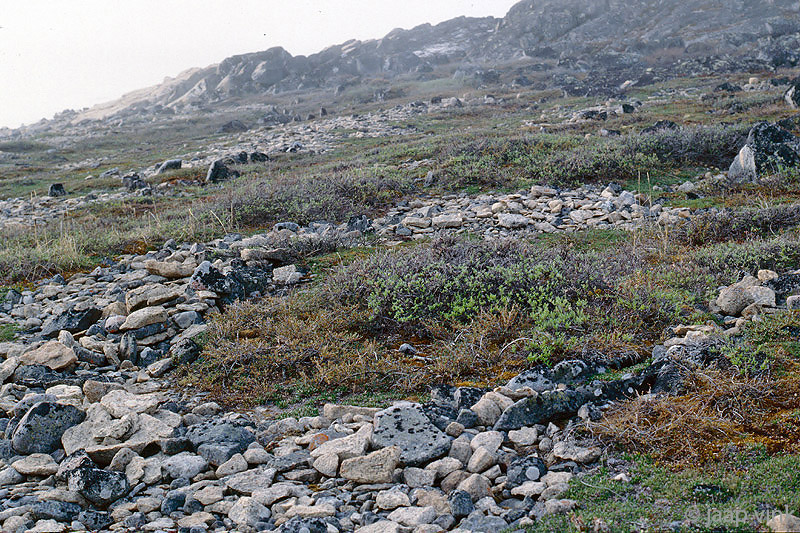 Historic site Cree Indian and Inut - Historische nederzetting Cree Indians en Inut
