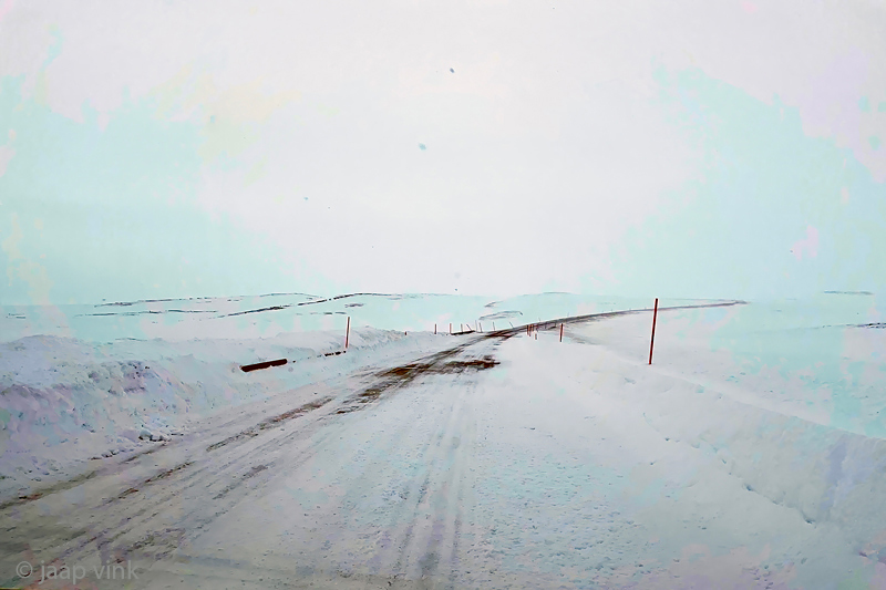Road back from Btsfjord - Weg terug vanuit Batsfjord