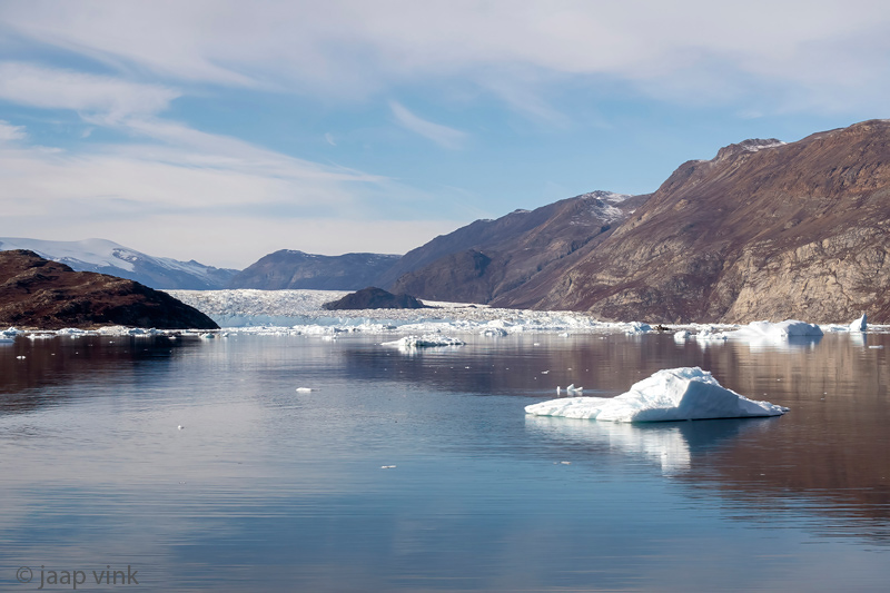 Glacier in Rdefjord - Gletsjer in Rdefjord