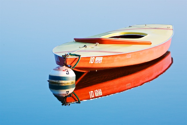 Sailboat on a Calm Lake