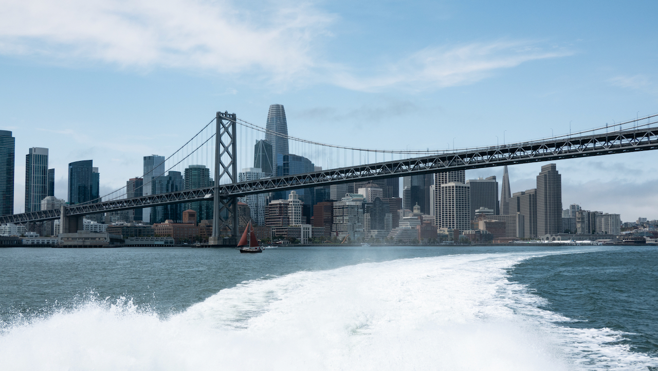 Ferry Ride under the Bay Bridge