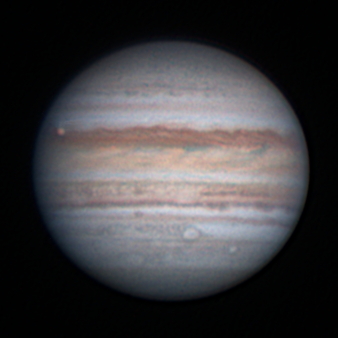 Jupiter with moon Io