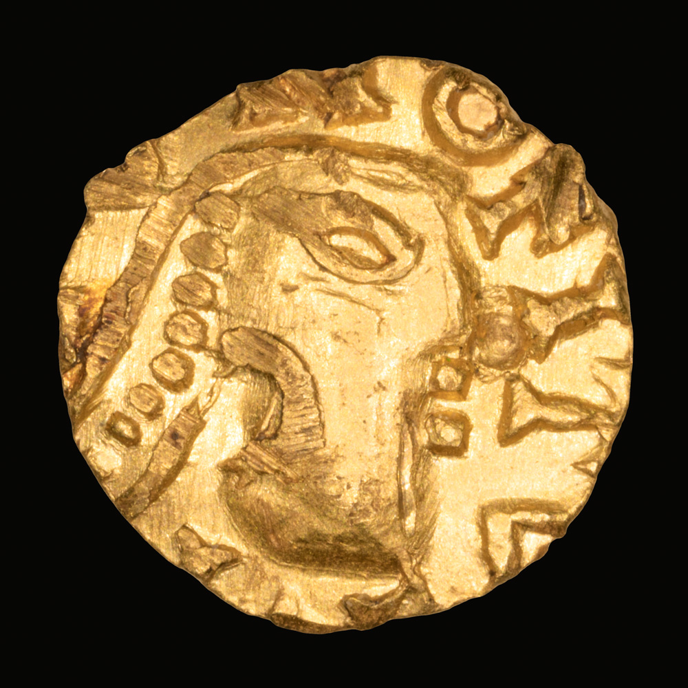 DUNOFITU, imported 7th century anchored cross Frankish tremissis, published SCBI 69.1089 
