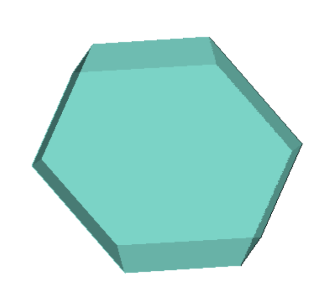 Crystal model for Cornish chalcophyllite