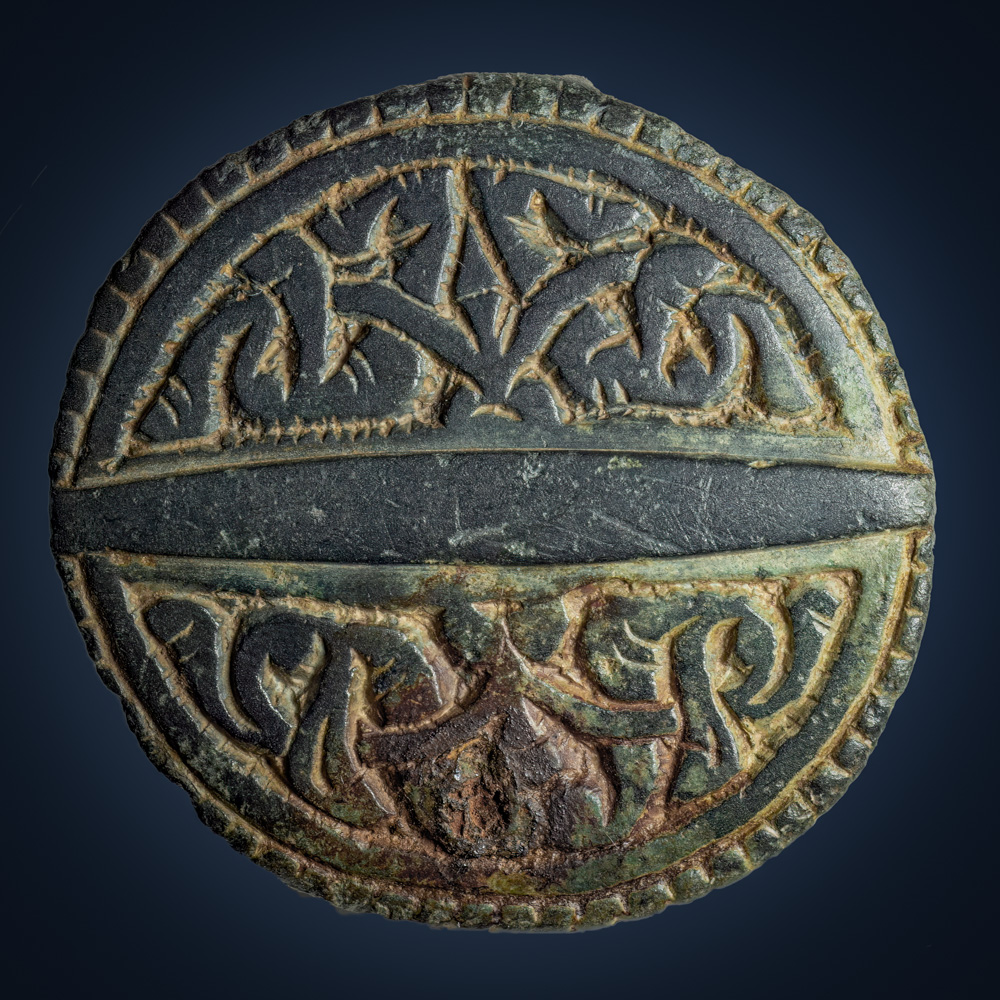 Norfolk Anglian disc brooch Trewhiddle style