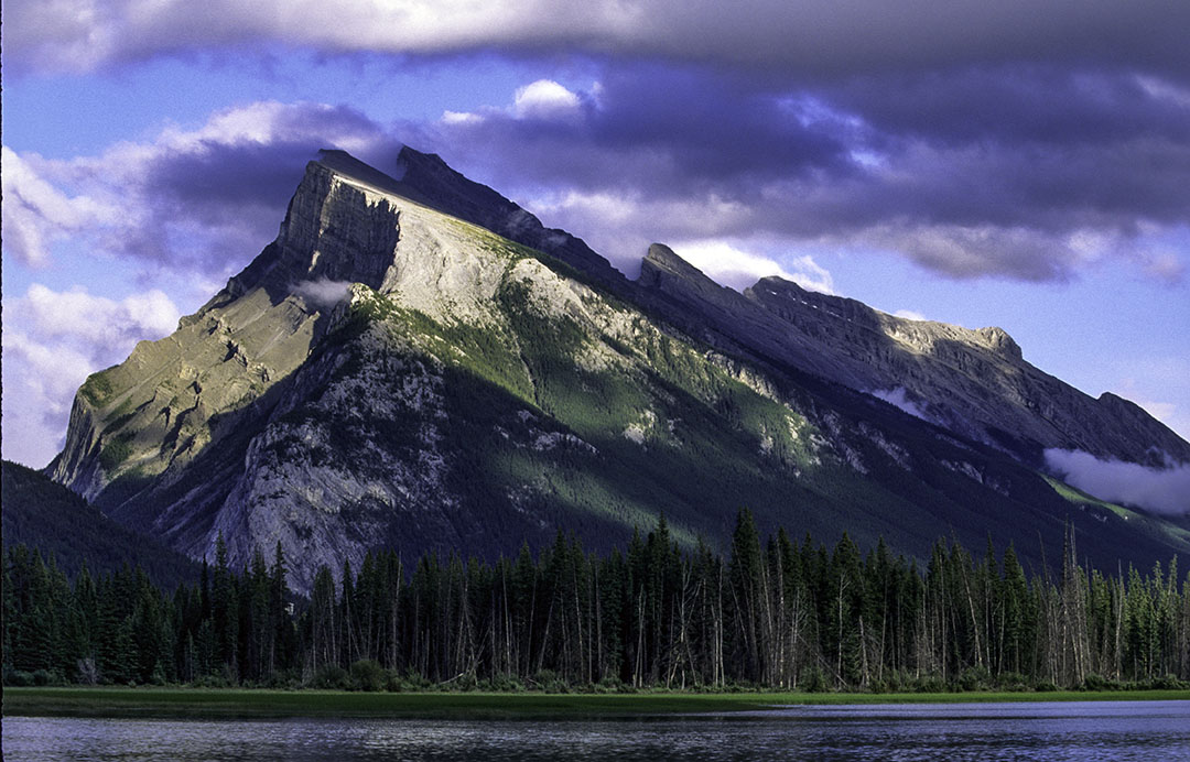 Mount Rundle and Clouds, Banff National Park, Alberta, Canada