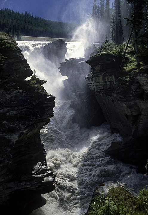 Athabasca Falls, Jasper National Park, Alberta. Canada